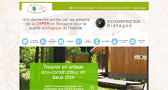 Desktop Screenshot of eco-construction-bretagne.com